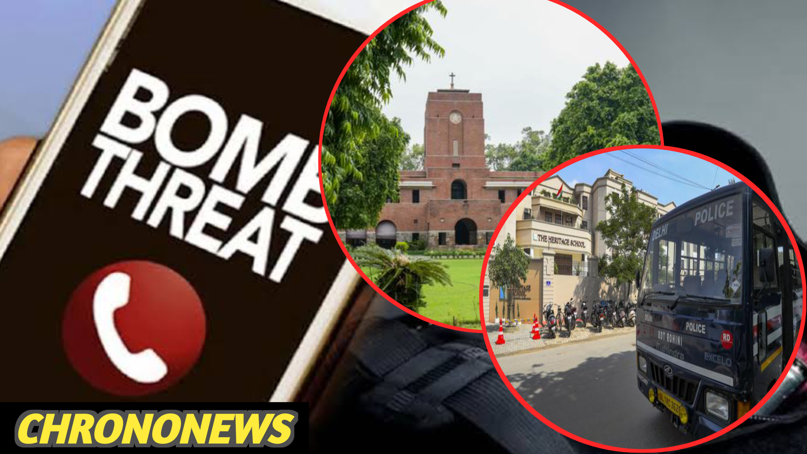 दिल्ली स्कूल बम धमकी