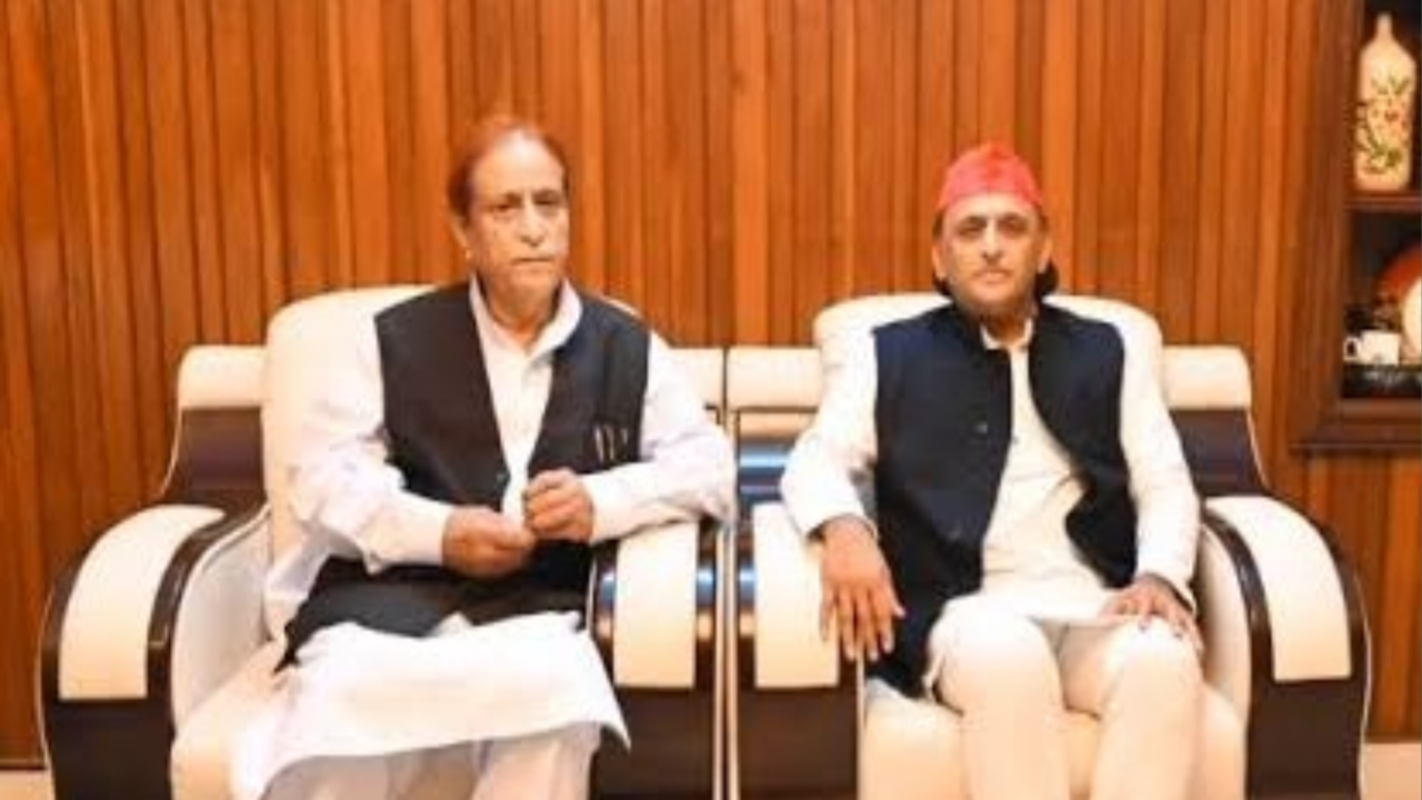 अखिलेश आज़म खान मुलाकात