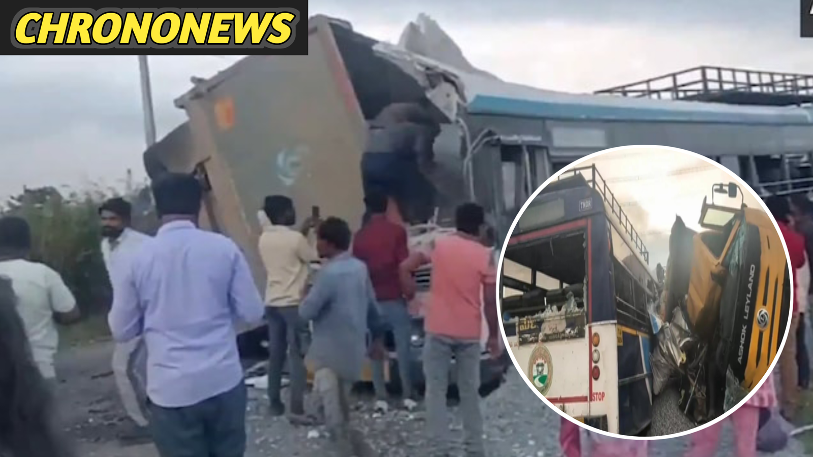 रंगारेड्डी बस हादसा