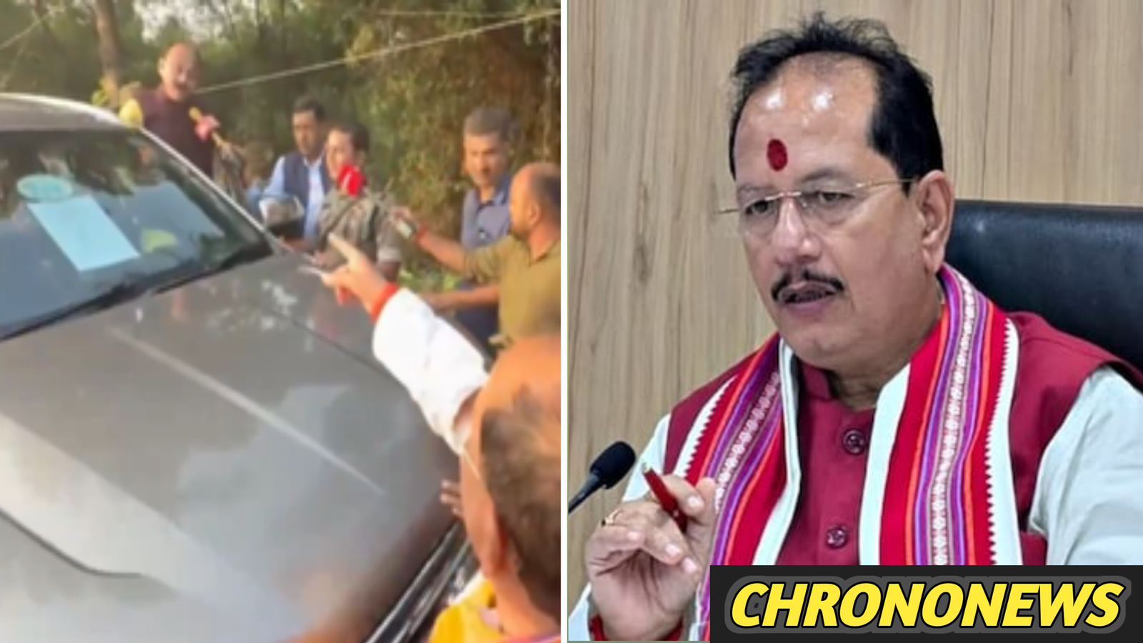 विजय सिन्हा पर हमला