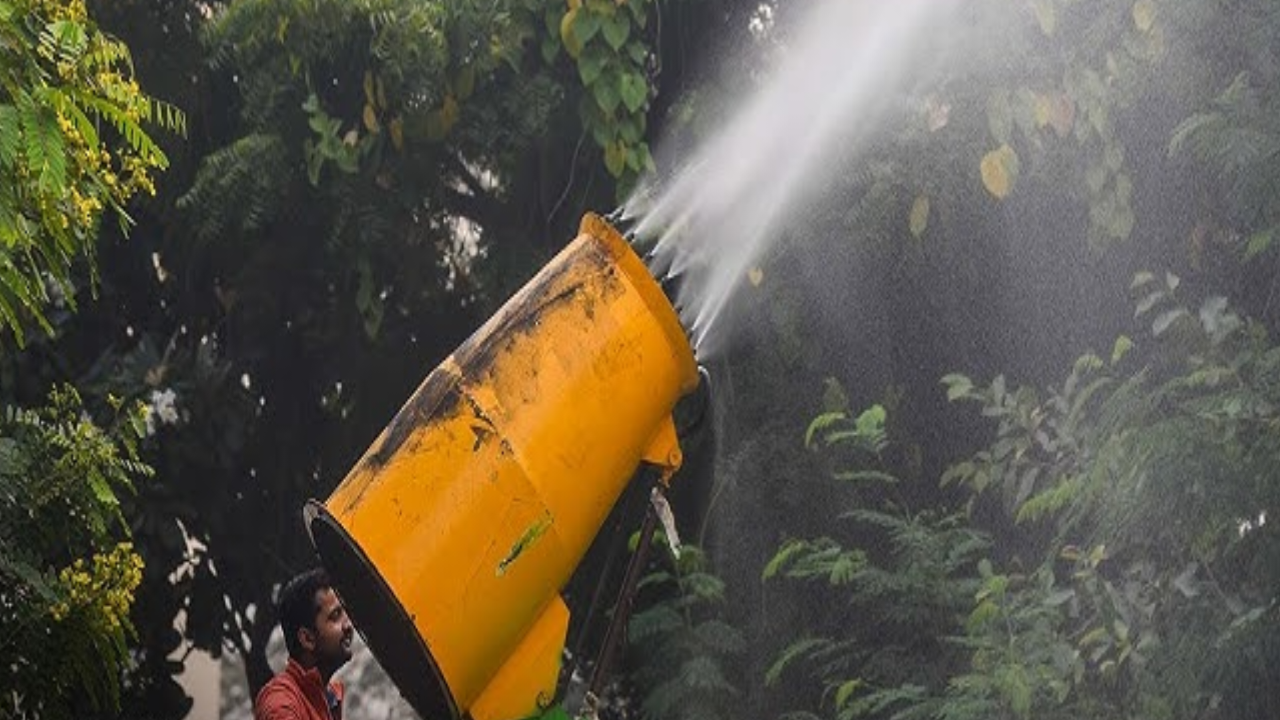 AQI मॉनिटर पानी छिड़काव