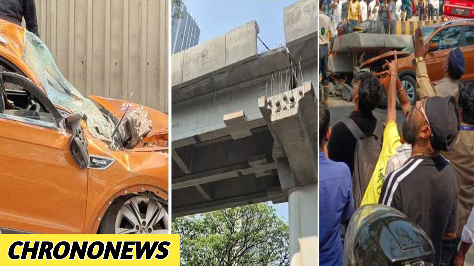 मेट्रो स्लैब गिरा