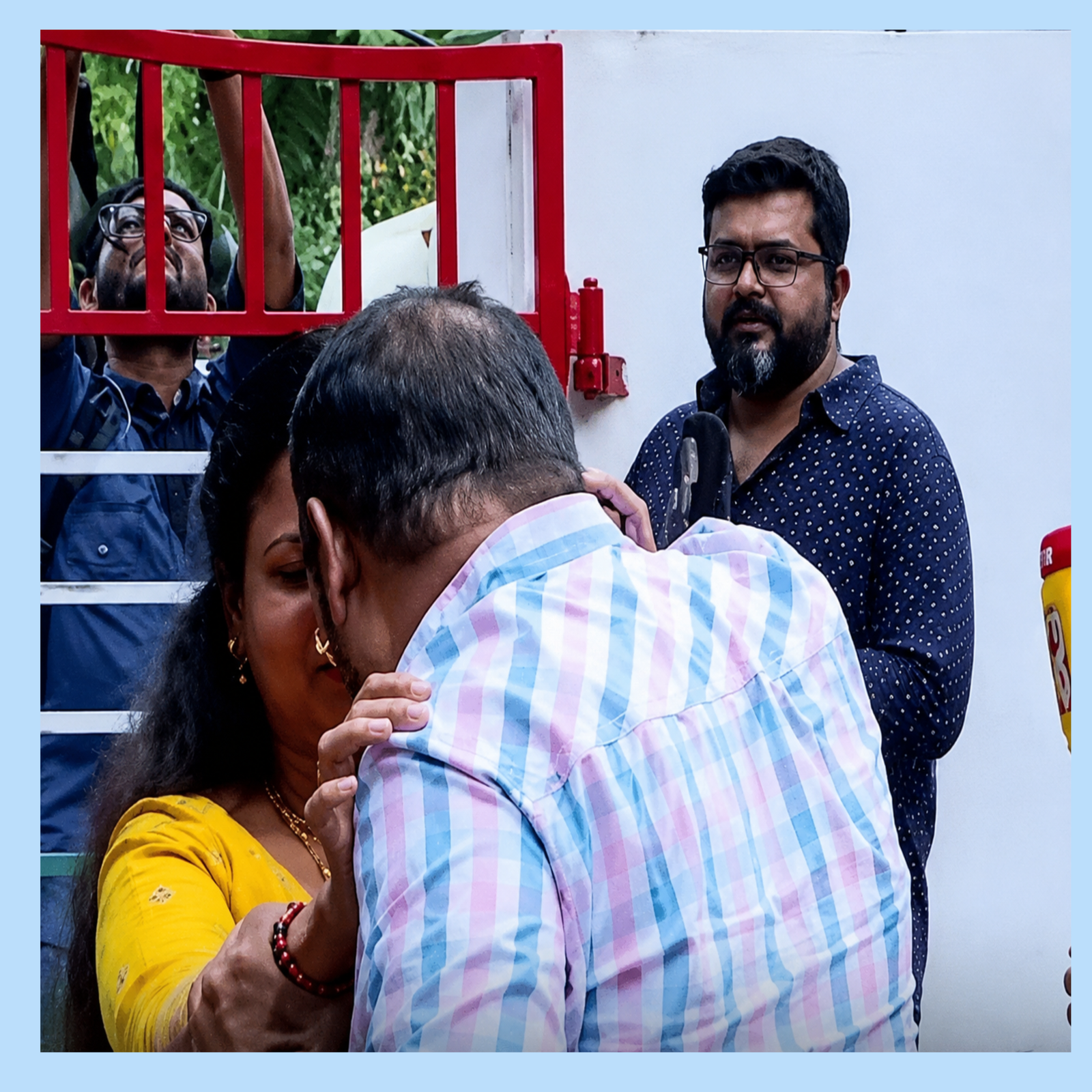 केरल कांग्रेस नेता हंगामा