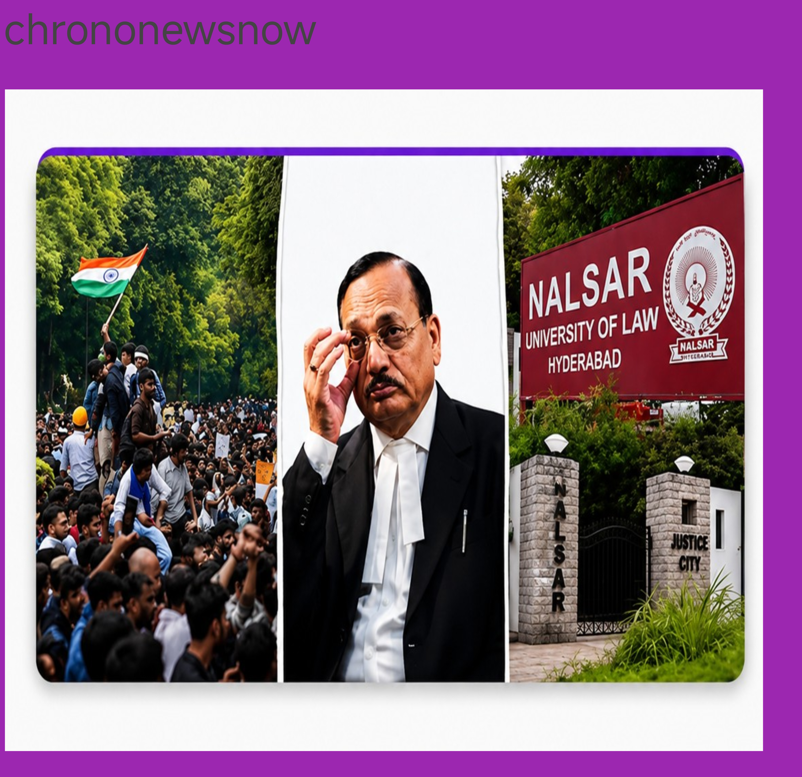 NALSAR छात्र मुख्य अतिथि