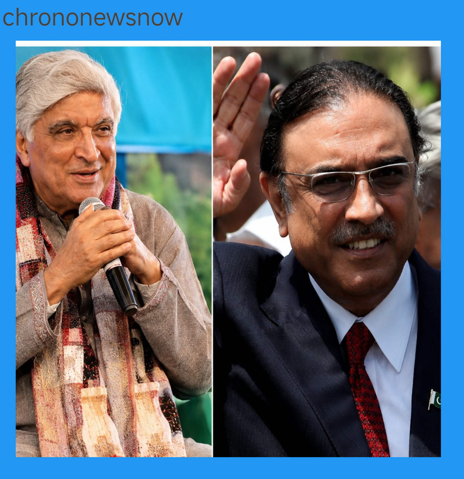 जावेद अख्तर आसिफ जरदारी विवाद